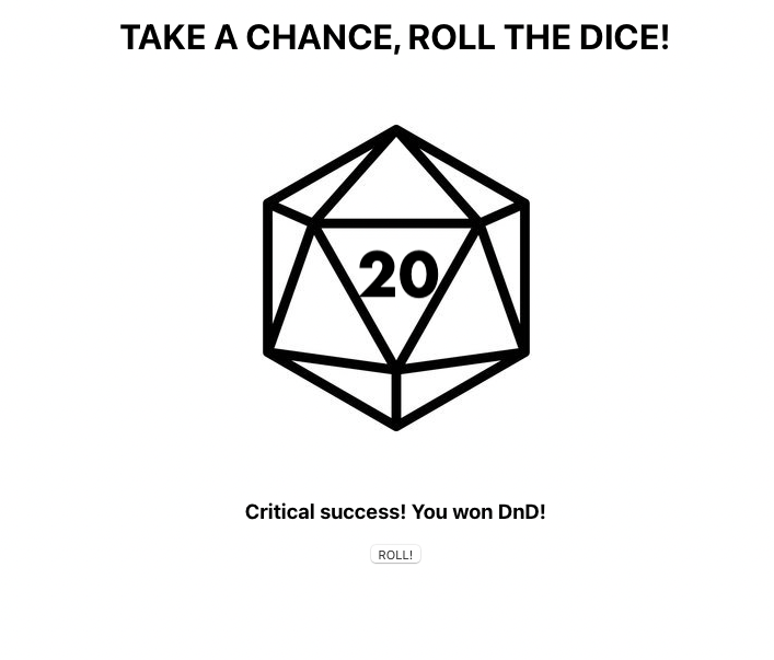D20 Roller in use